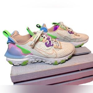 NIKE WOMENS React Vision FOSSIL VACHETTA TAN CI7523 200 SIZE 7